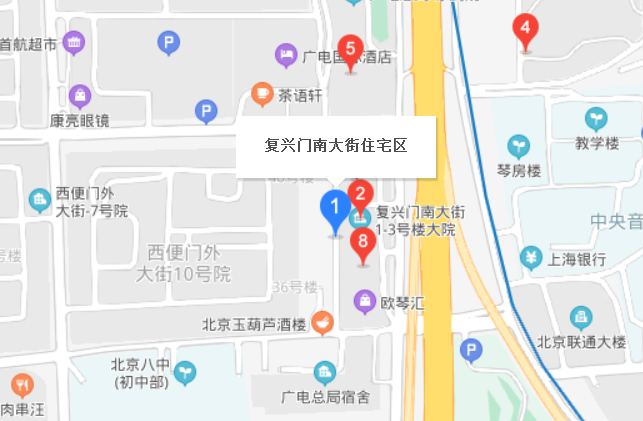 復(fù)興門(mén)南大街住宅區(qū)