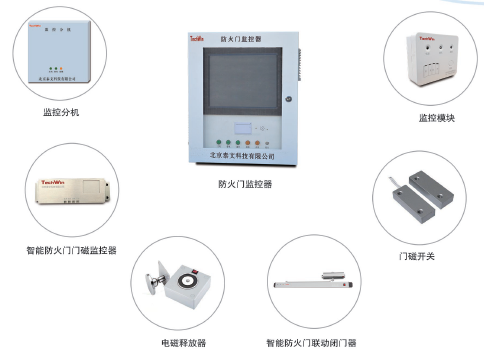 防火門監(jiān)控主要部件
